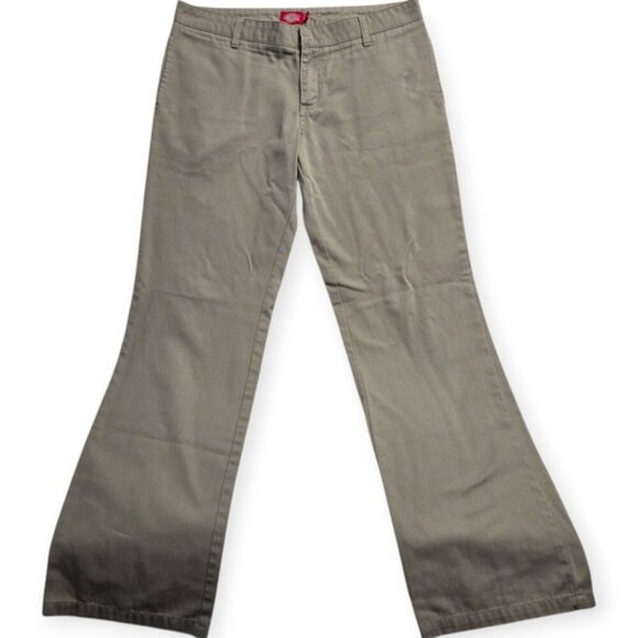 Vintage Y2K Dickies Flare Leg Work Pants | Size 11 - Picture 1 of 10